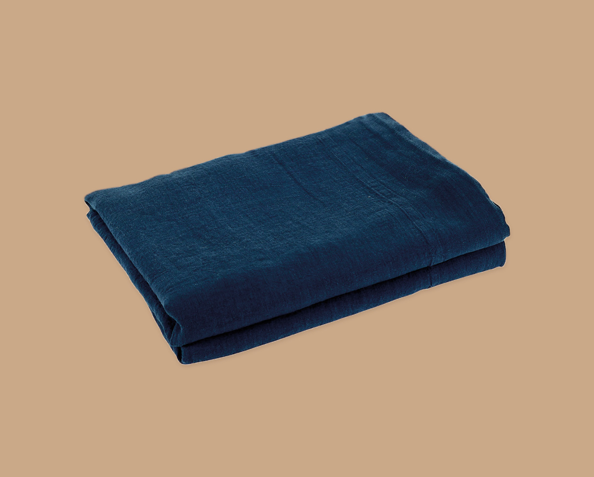 Drap plat chanvre pur - Couleur Chanvre