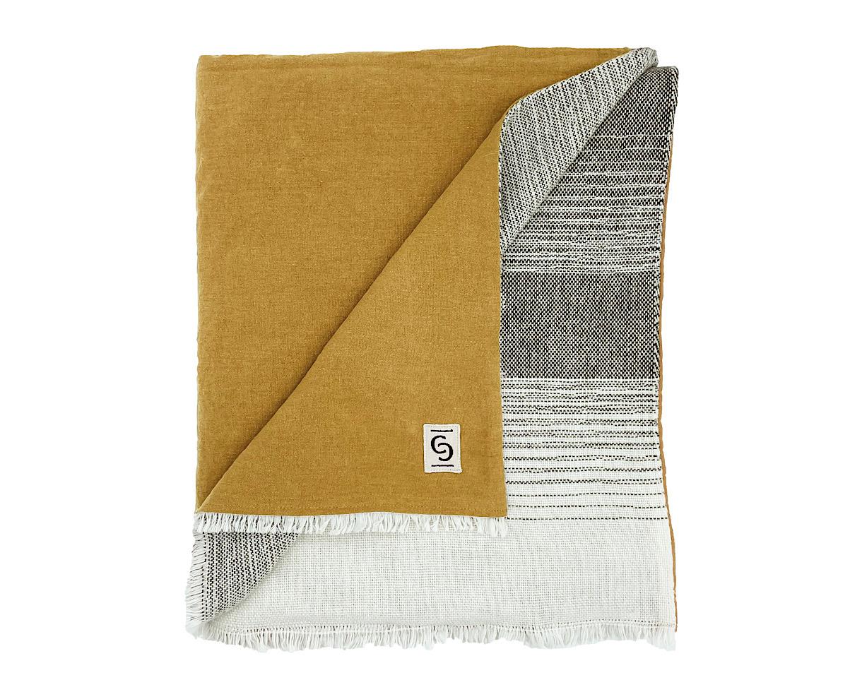 Plaid Mi-saison Cumin - Couleur Chanvre