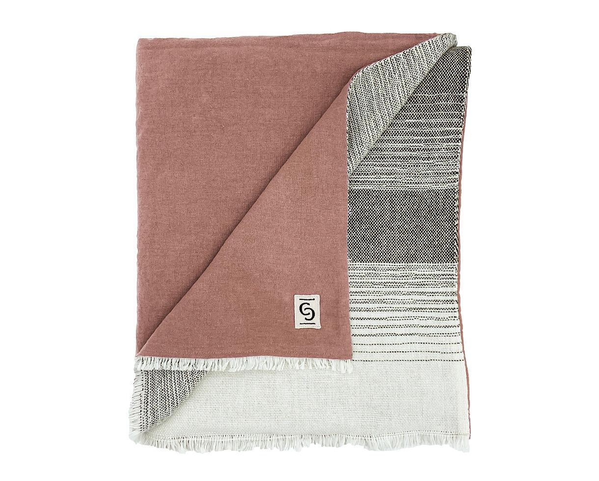 Blankets Sand Rose - Couleur Chanvre