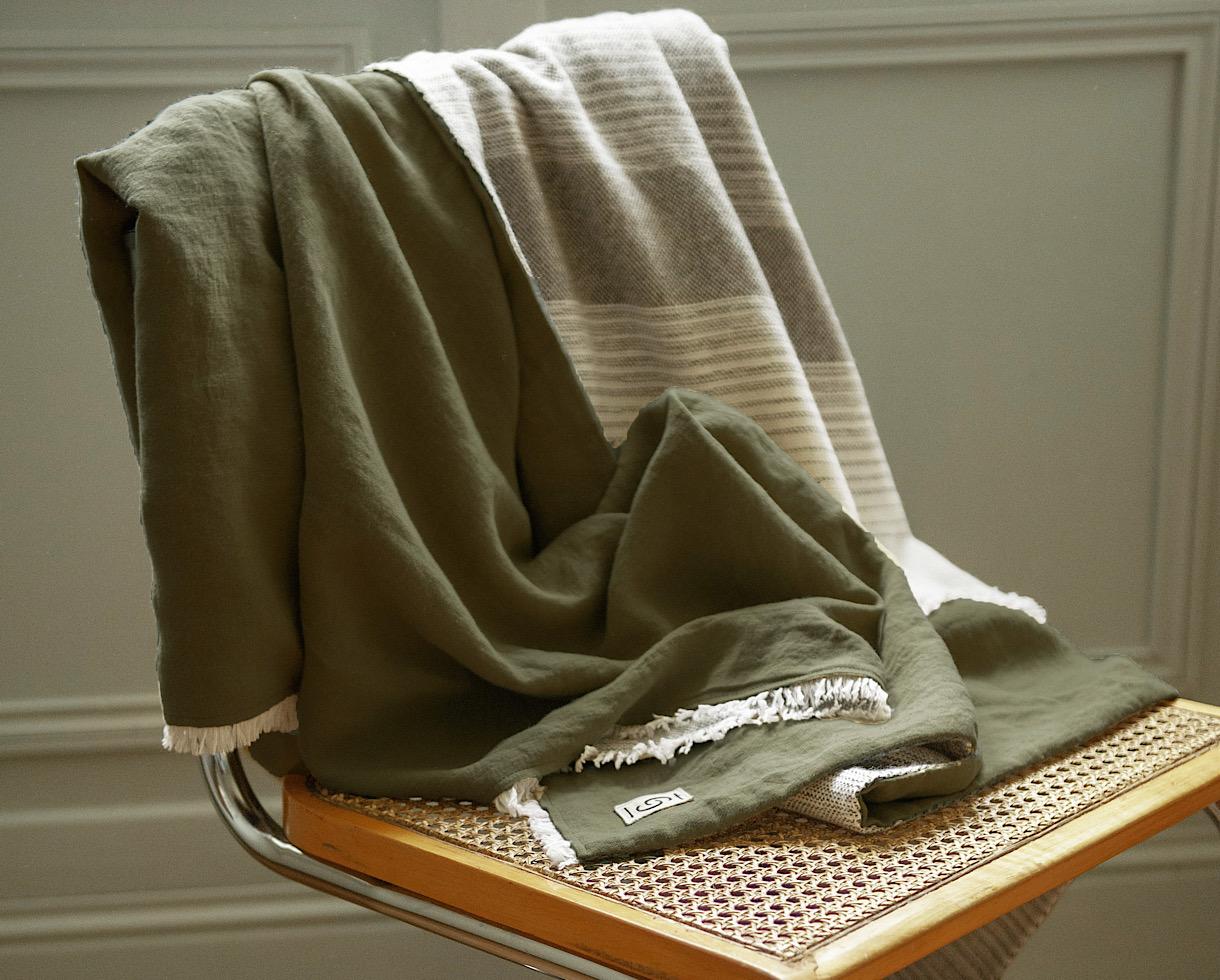 Blankets Khaki - Couleur Chanvre