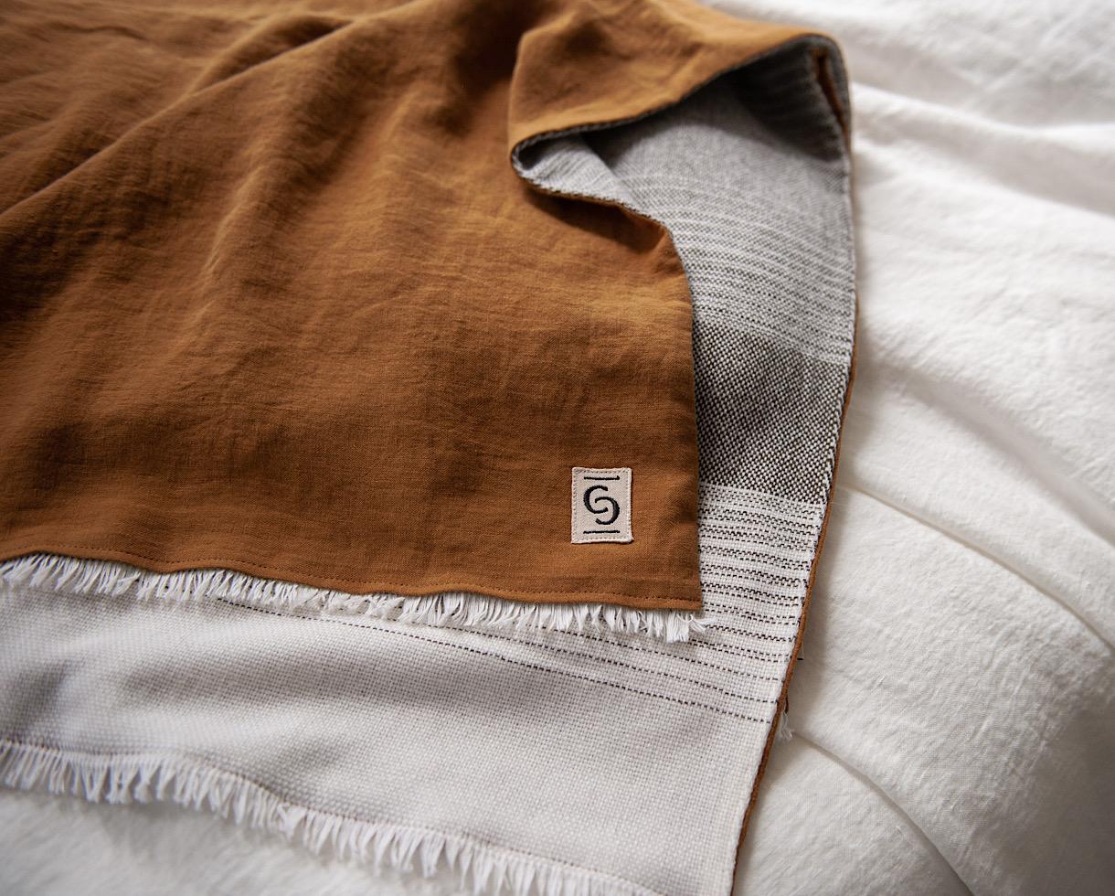 Plaid Mi-saison Havane - Couleur Chanvre