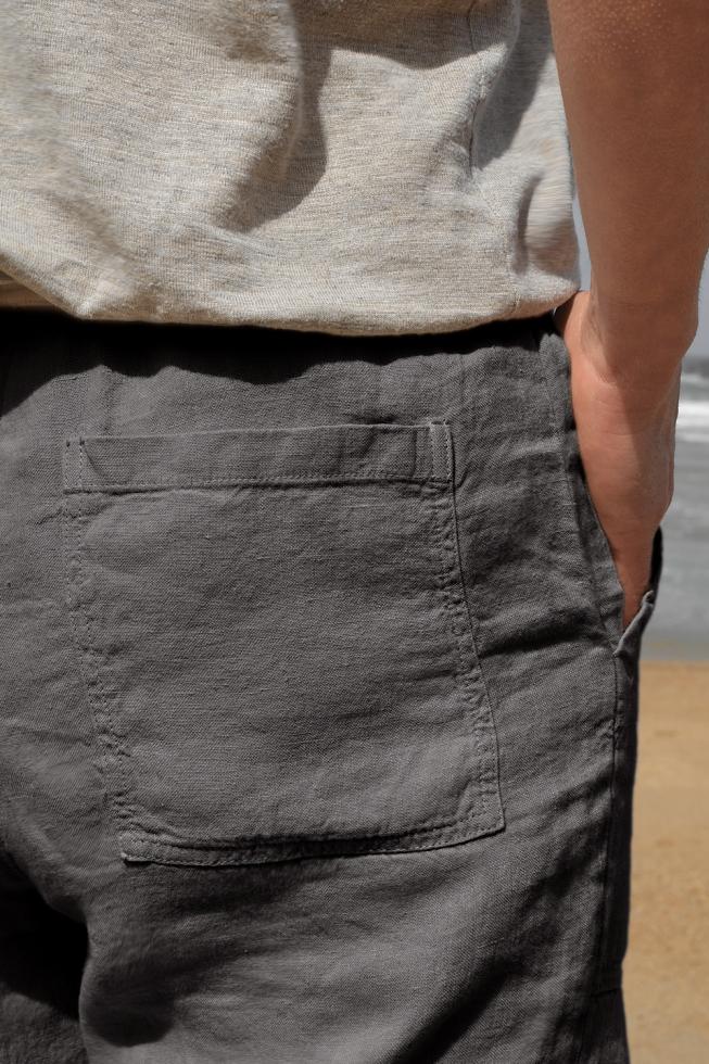 Pantalon Homme en Chanvre Anthracite - Couleur Chanvre
