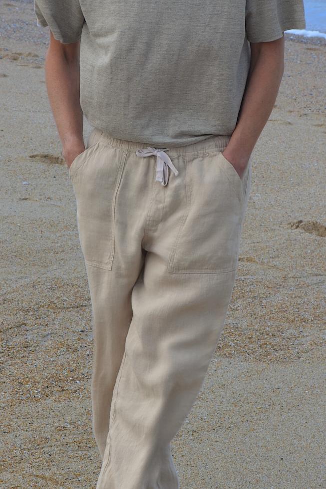 Pantalon Homme en Chanvre Argile - Couleur Chanvre