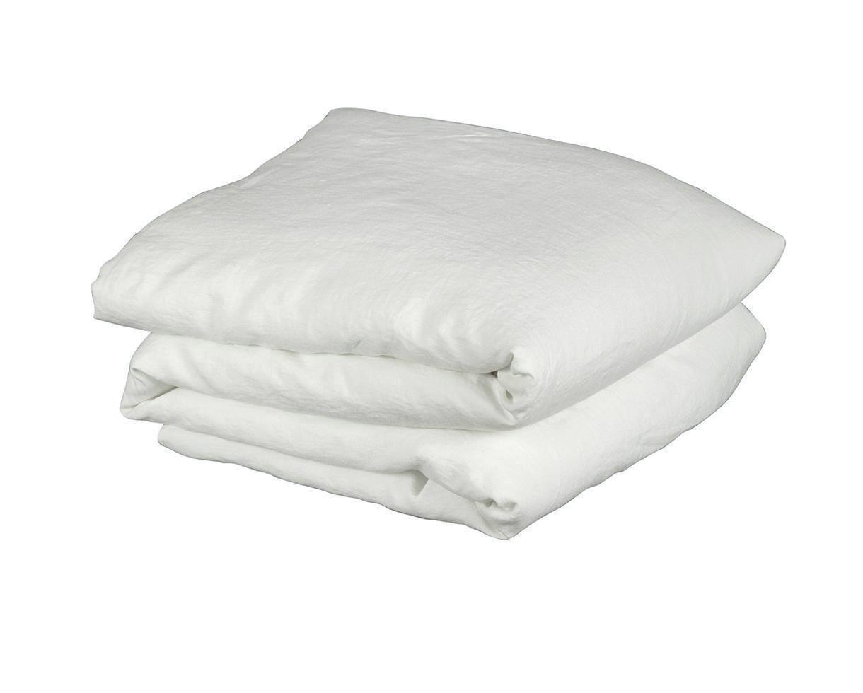 Housse de couette Lin Blanc de chaux - Couleur Chanvre