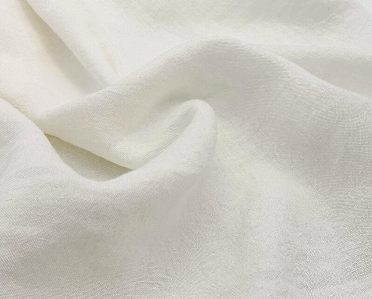 Housse de couette Lin Blanc de chaux - Couleur Chanvre