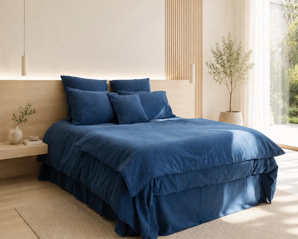 Linen Duvet Cover - Couleur Chanvre