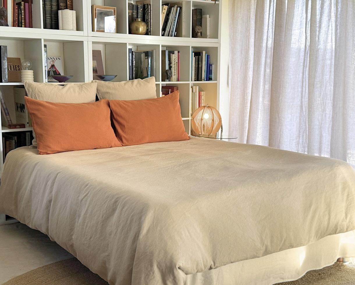 Linen Duvet Cover Clay - Couleur Chanvre
