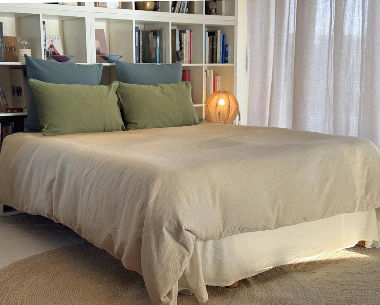 Linen Duvet Cover Clay - Couleur Chanvre
