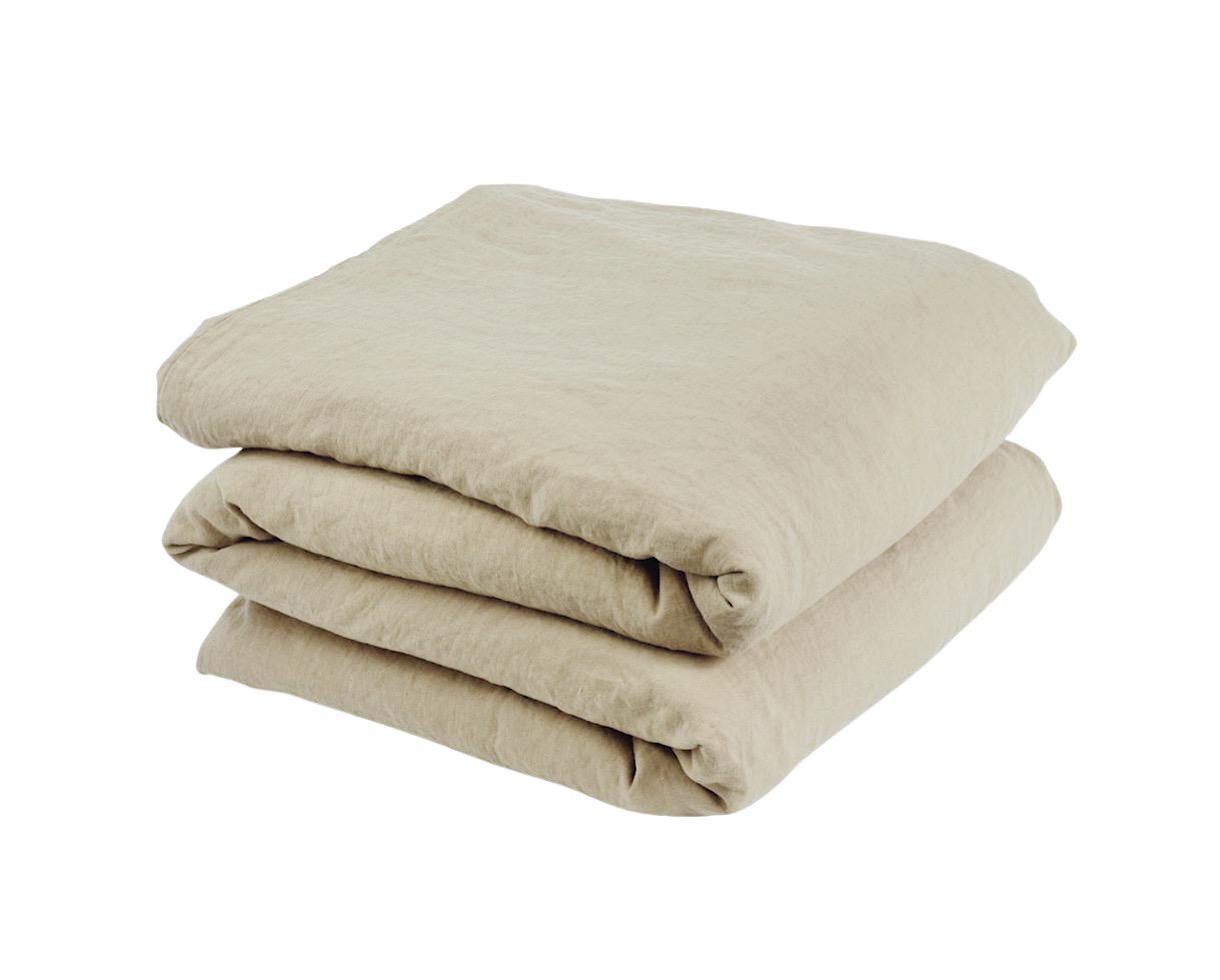 Linen Duvet Cover Clay - Couleur Chanvre