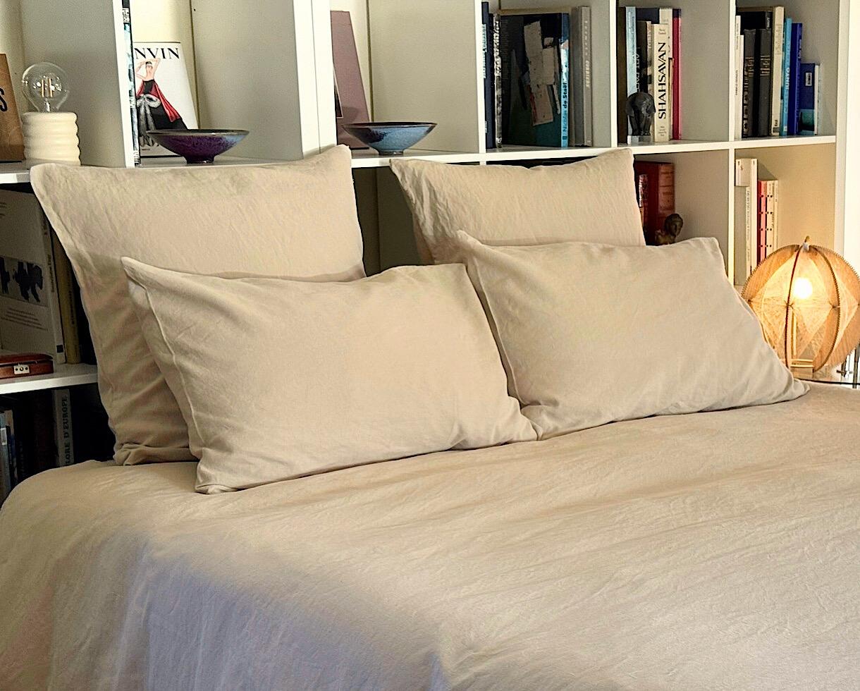 Linen Pillowcase Clay - Couleur Chanvre