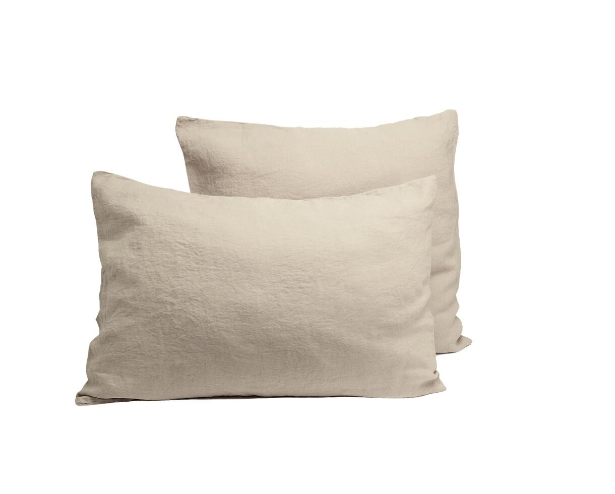 Linen Pillowcase Clay - Couleur Chanvre