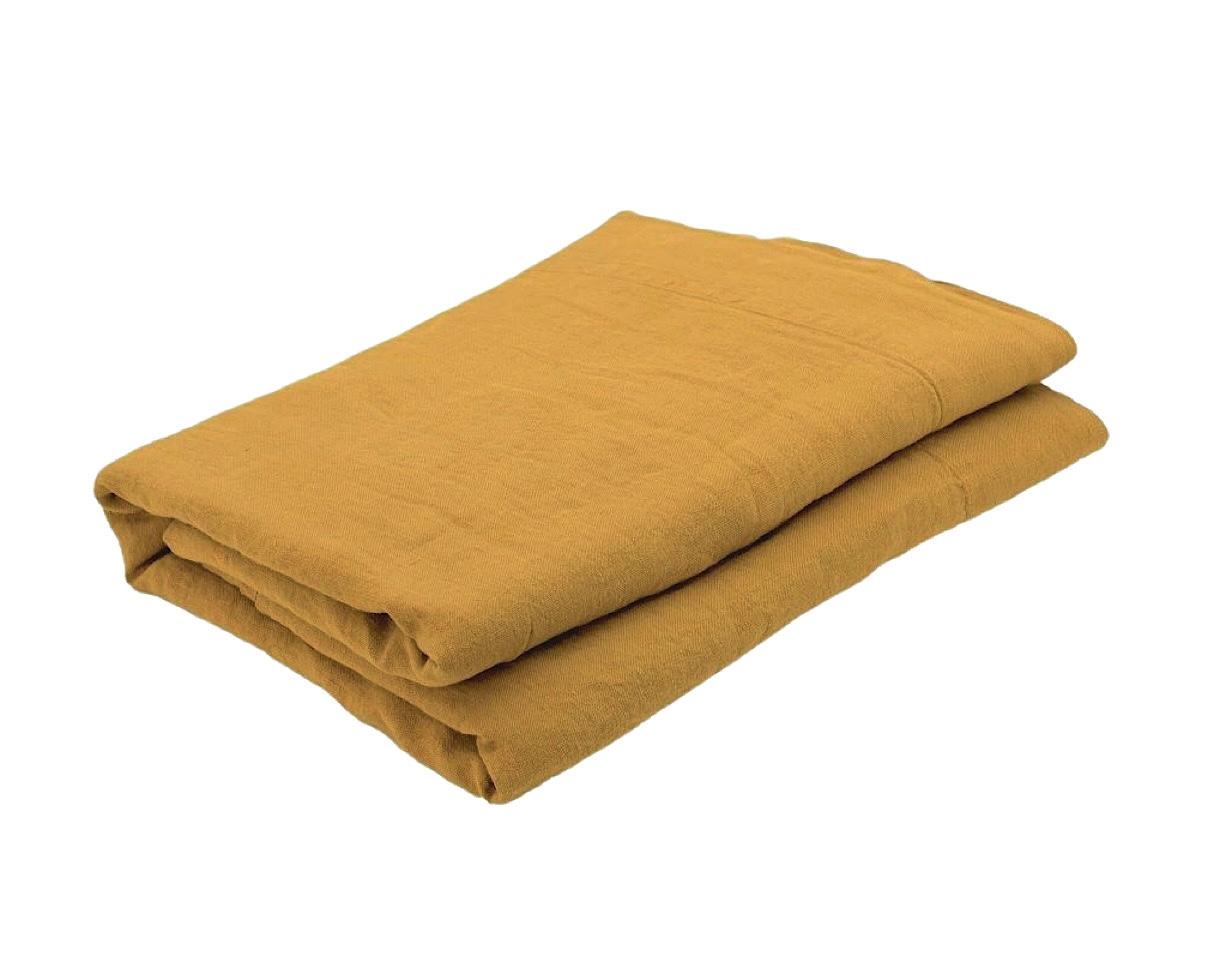 Linen Flat Sheet Amber - Couleur Chanvre