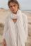 Hemp Scarf White Limestone - Couleur Chanvre