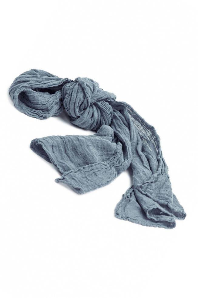 Hemp Scarf Blue Tea - Couleur Chanvre