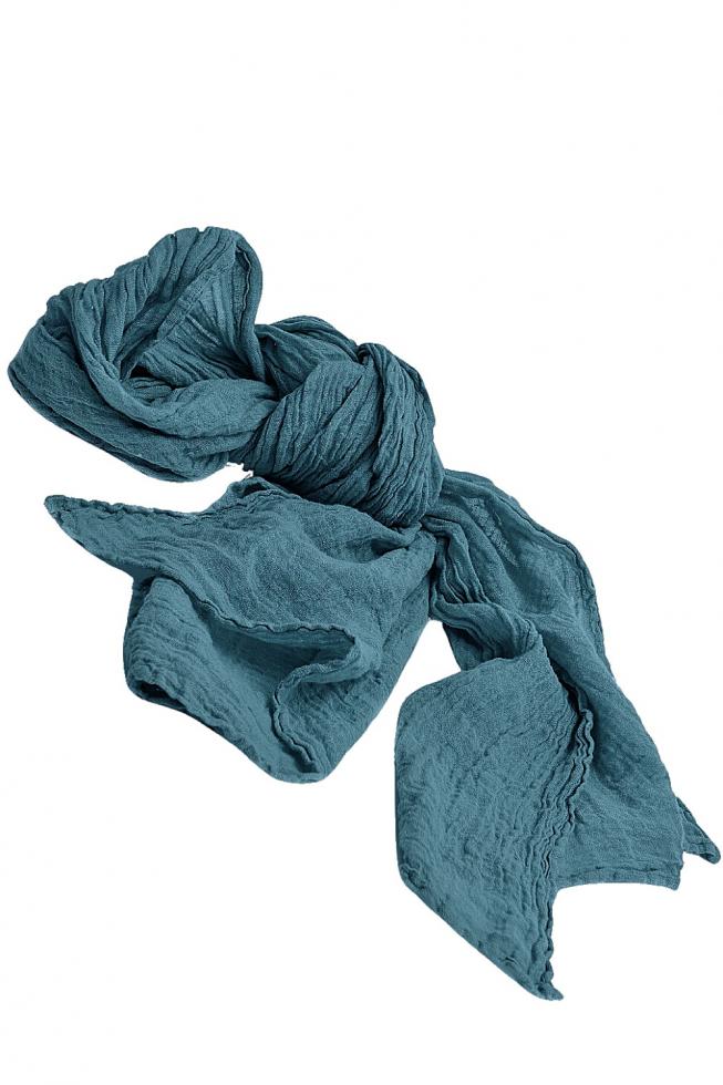 Hemp Scarf Austral Blue - Couleur Chanvre