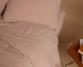 Drap housse chanvre pur Rose Bohème - Couleur Chanvre