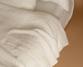 Pure hemp flat sheet White Limestone - Couleur Chanvre