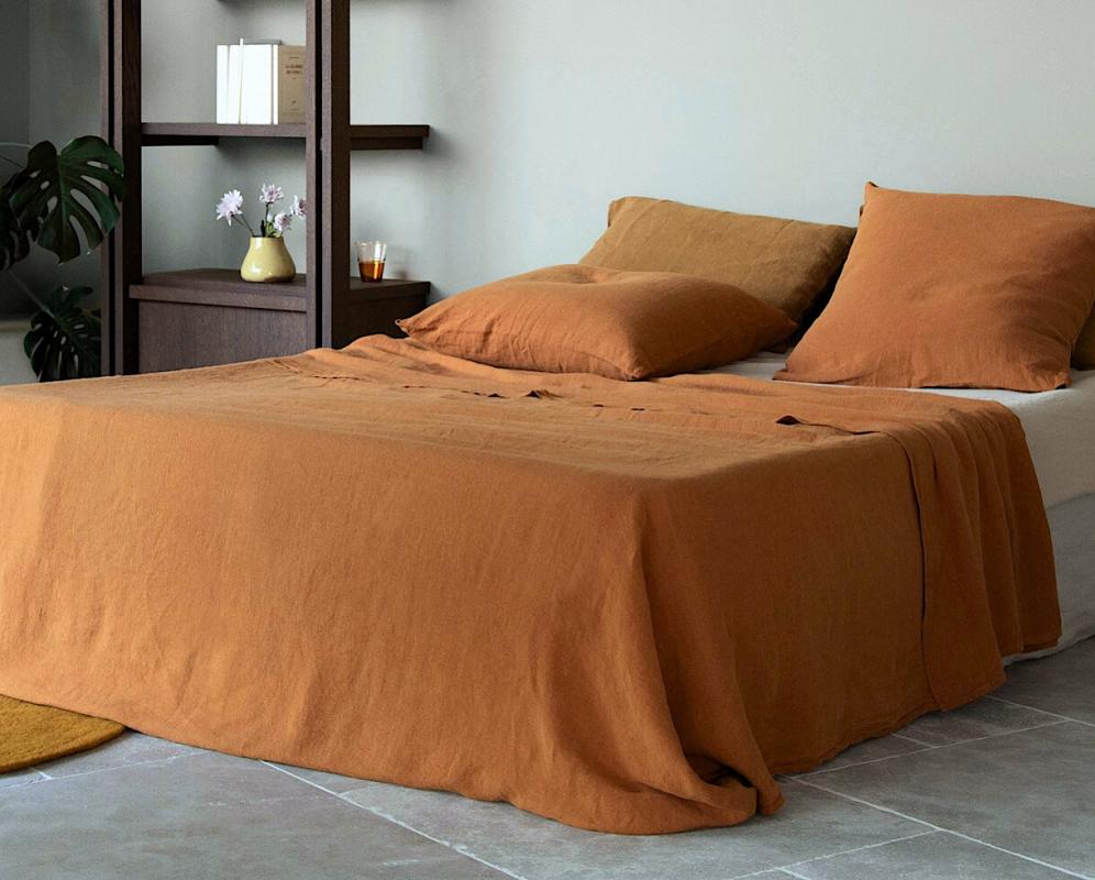 Pure hemp flat sheet - Couleur Chanvre