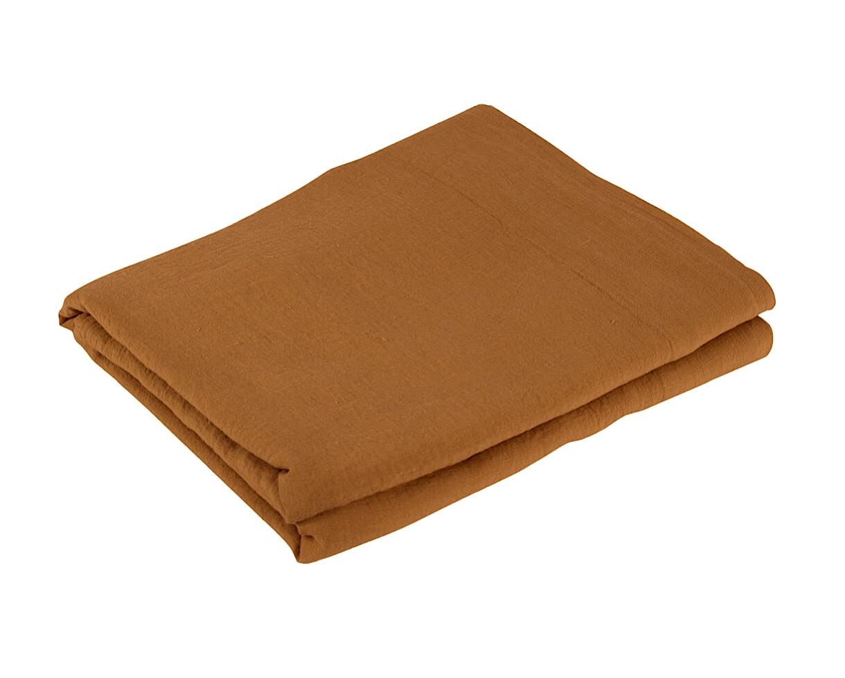 Drap plat chanvre pur Terre d'Egypte - Couleur Chanvre