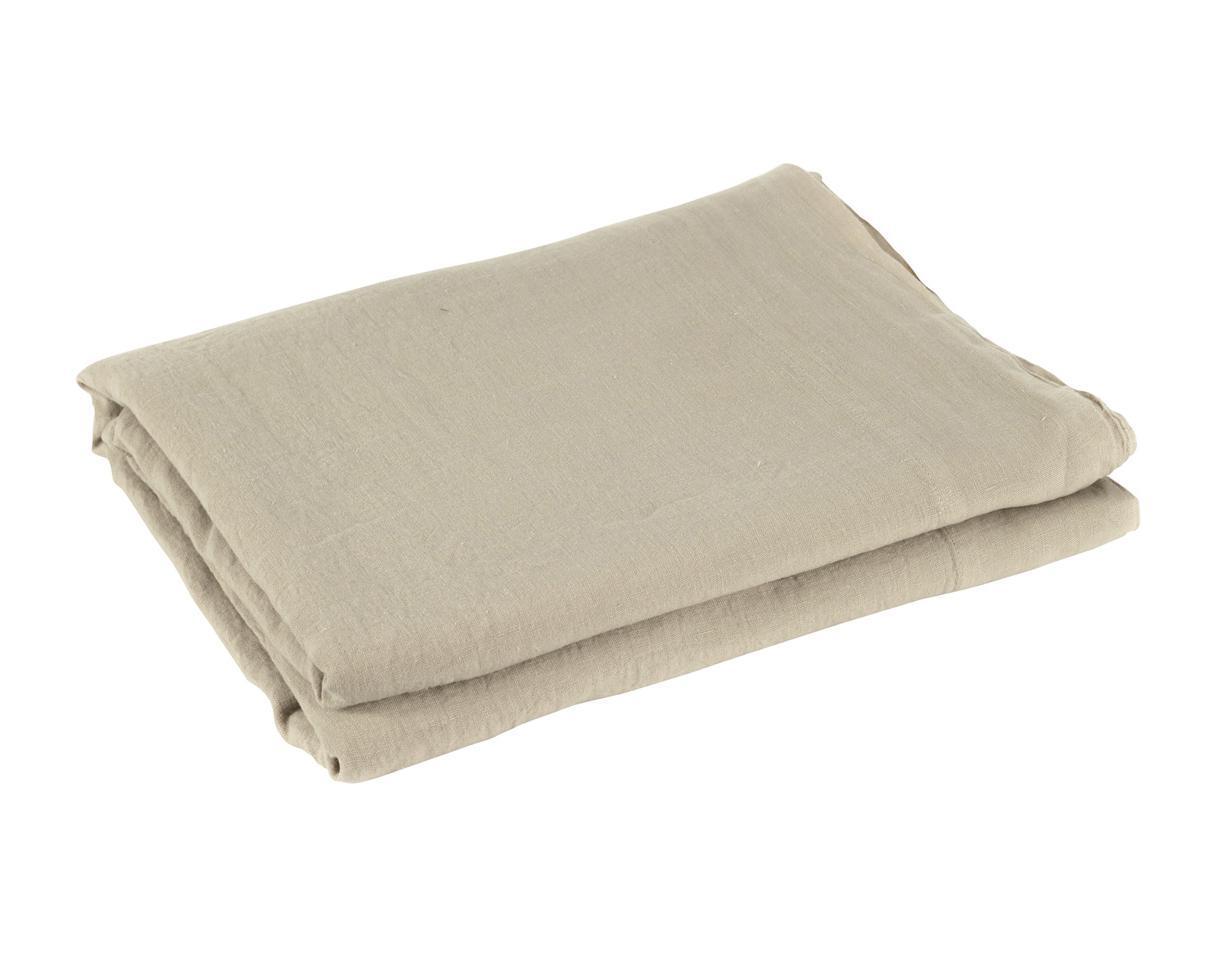 Pure hemp flat sheet Clay - Couleur Chanvre