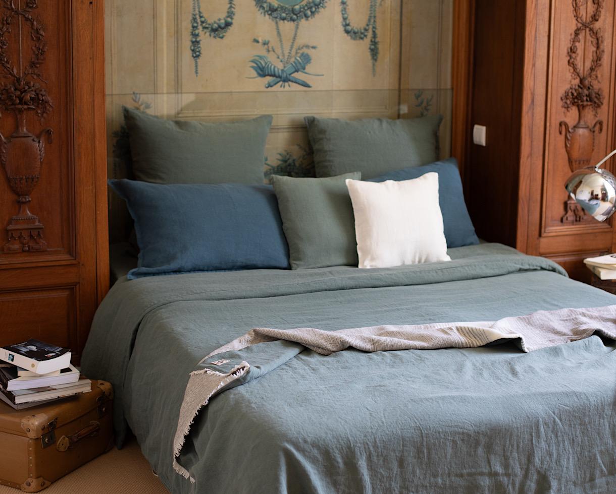 Housse de couette chanvre pur Jade - Couleur Chanvre