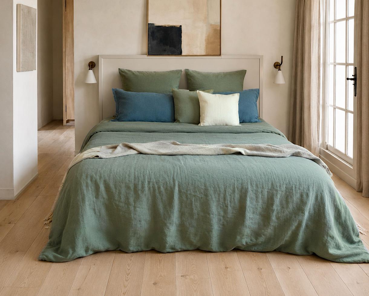 Housse de couette chanvre pur Jade - Couleur Chanvre