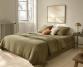 Housse de couette chanvre pur Kaki - Couleur Chanvre