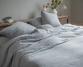 Housse de couette en chanvre Bleu Embruns - Couleur Chanvre