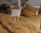 Housse de couette chanvre pur Havane - Couleur Chanvre