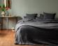 Housse de couette chanvre pur Anthracite - Couleur Chanvre