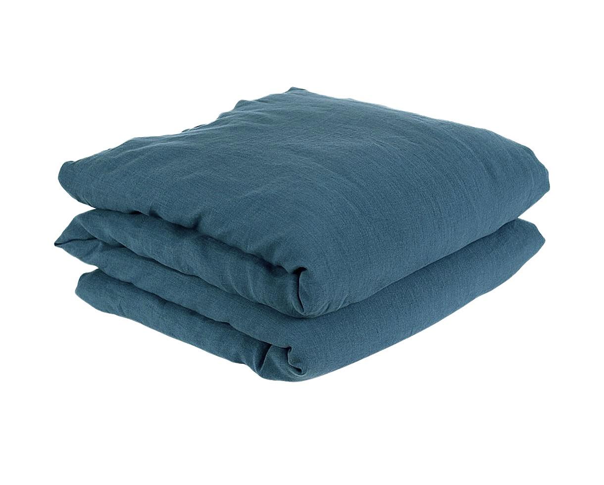 Pure hemp duvet cover Austral Blue - Couleur Chanvre