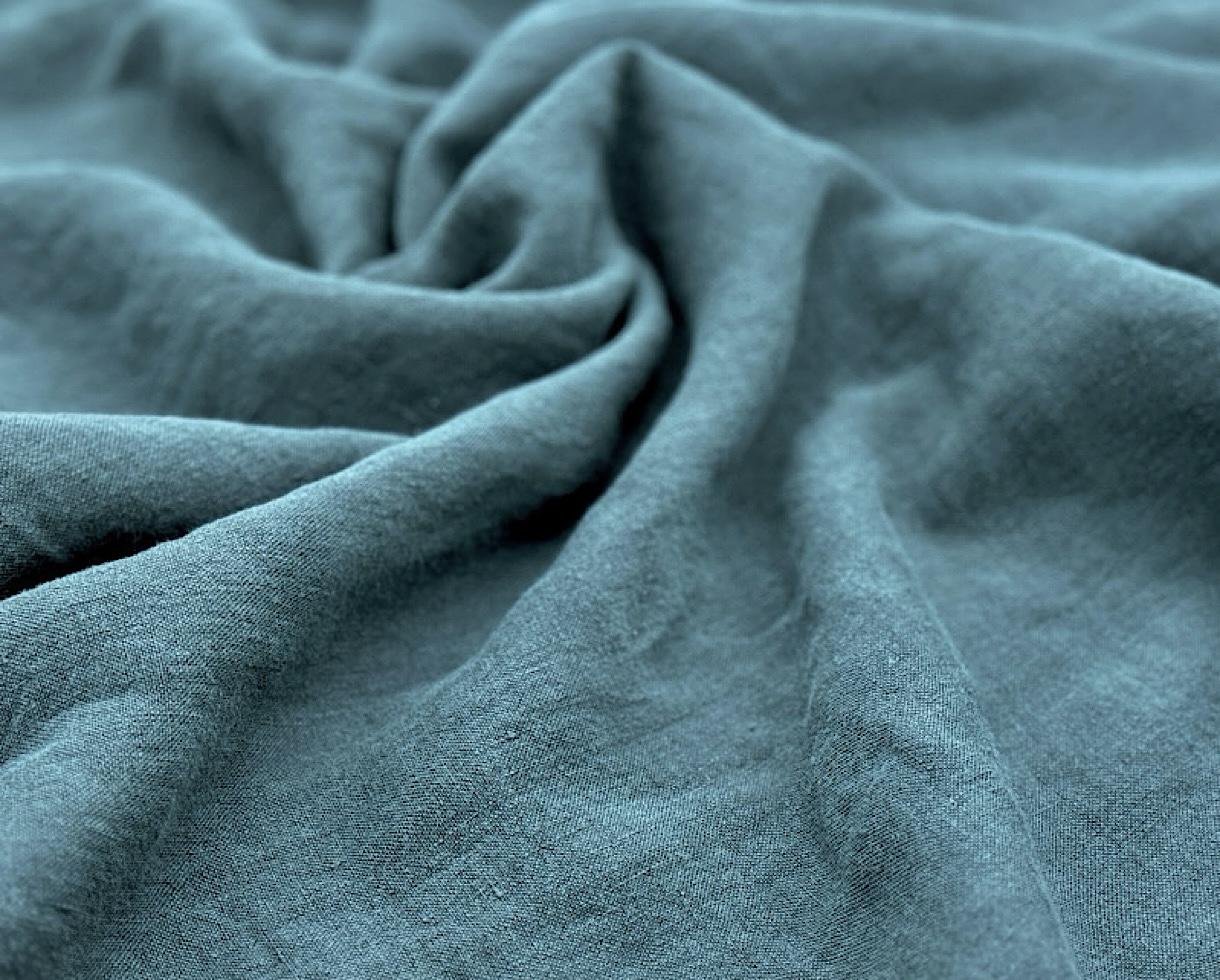 Pure hemp duvet cover Austral Blue - Couleur Chanvre