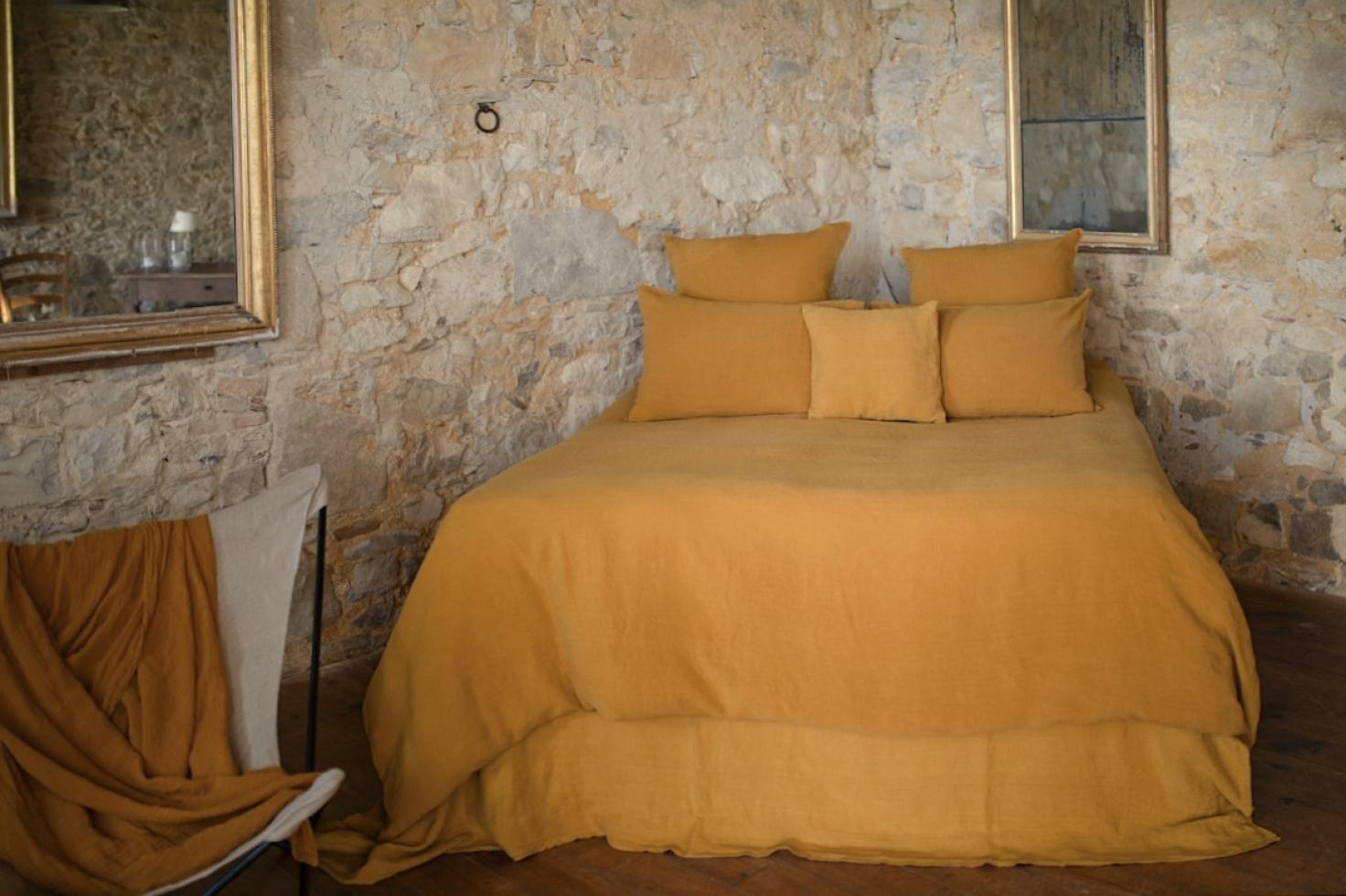 Housse de couette chanvre pur Ambre - Couleur Chanvre