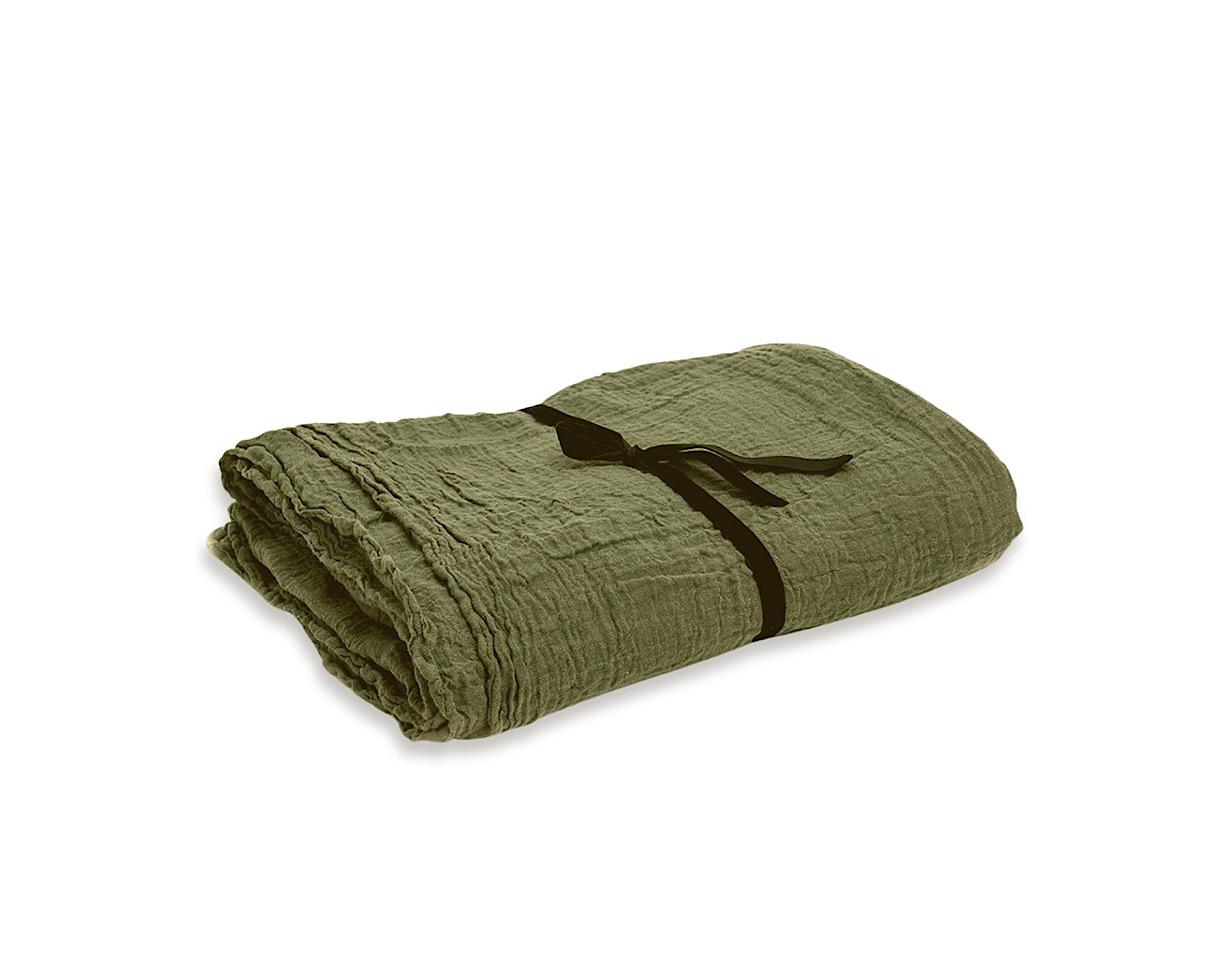 Gauze curtain Khaki - Couleur Chanvre