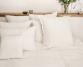 Pure hemp pillowcase White Limestone - Couleur Chanvre