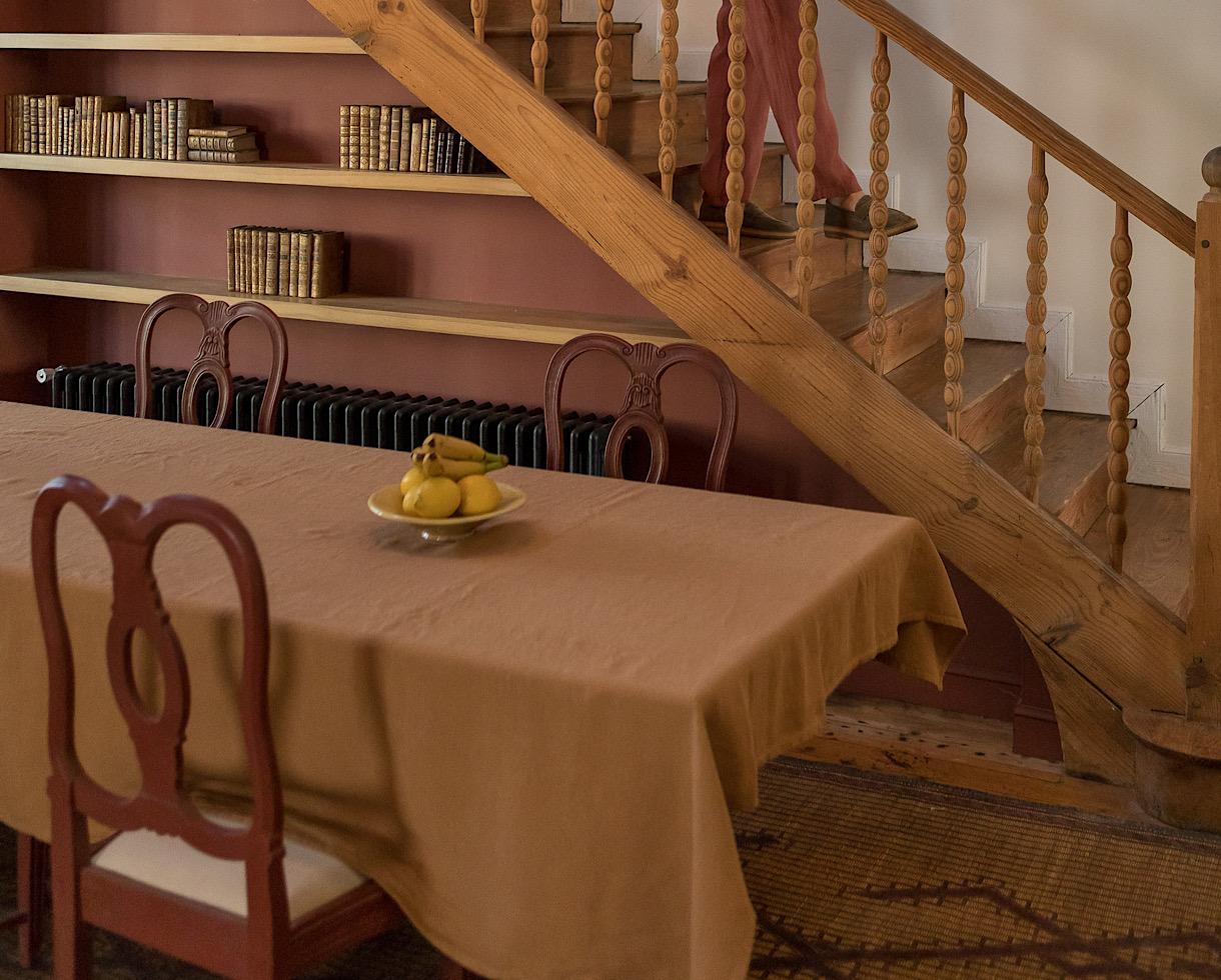 Nappe en lin Camel - Couleur Chanvre