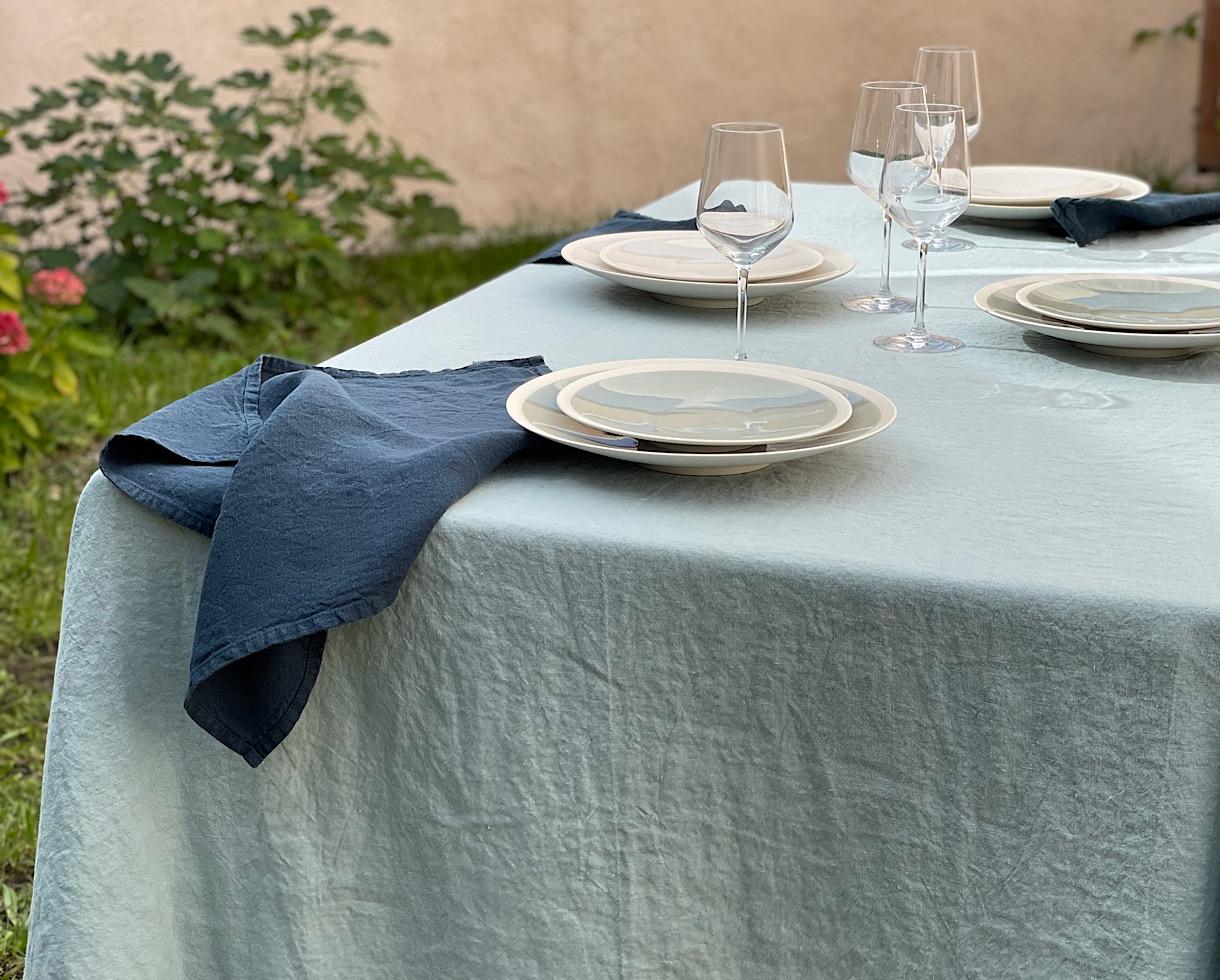 Linen tablecloth Fiji - Couleur Chanvre