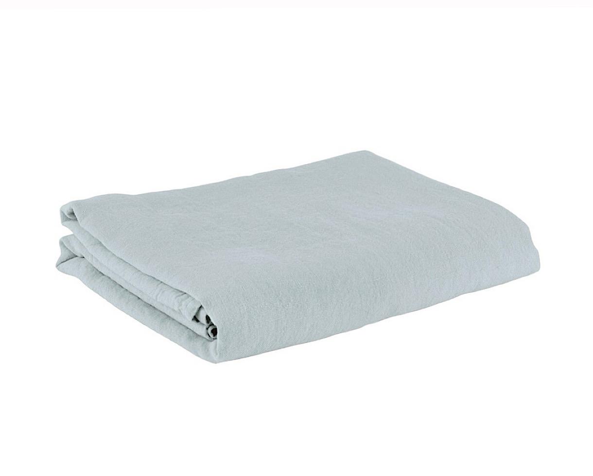 Linen tablecloth Embruns Blue - Couleur Chanvre