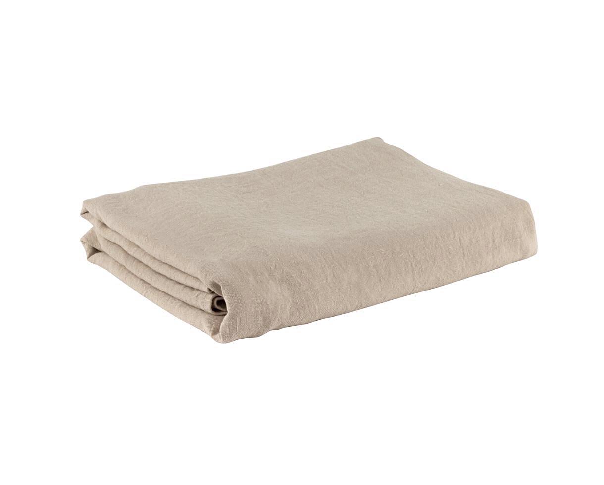 Linen tablecloth Clay - Couleur Chanvre