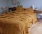 Drap plat en lin 100% Havane - Couleur Chanvre