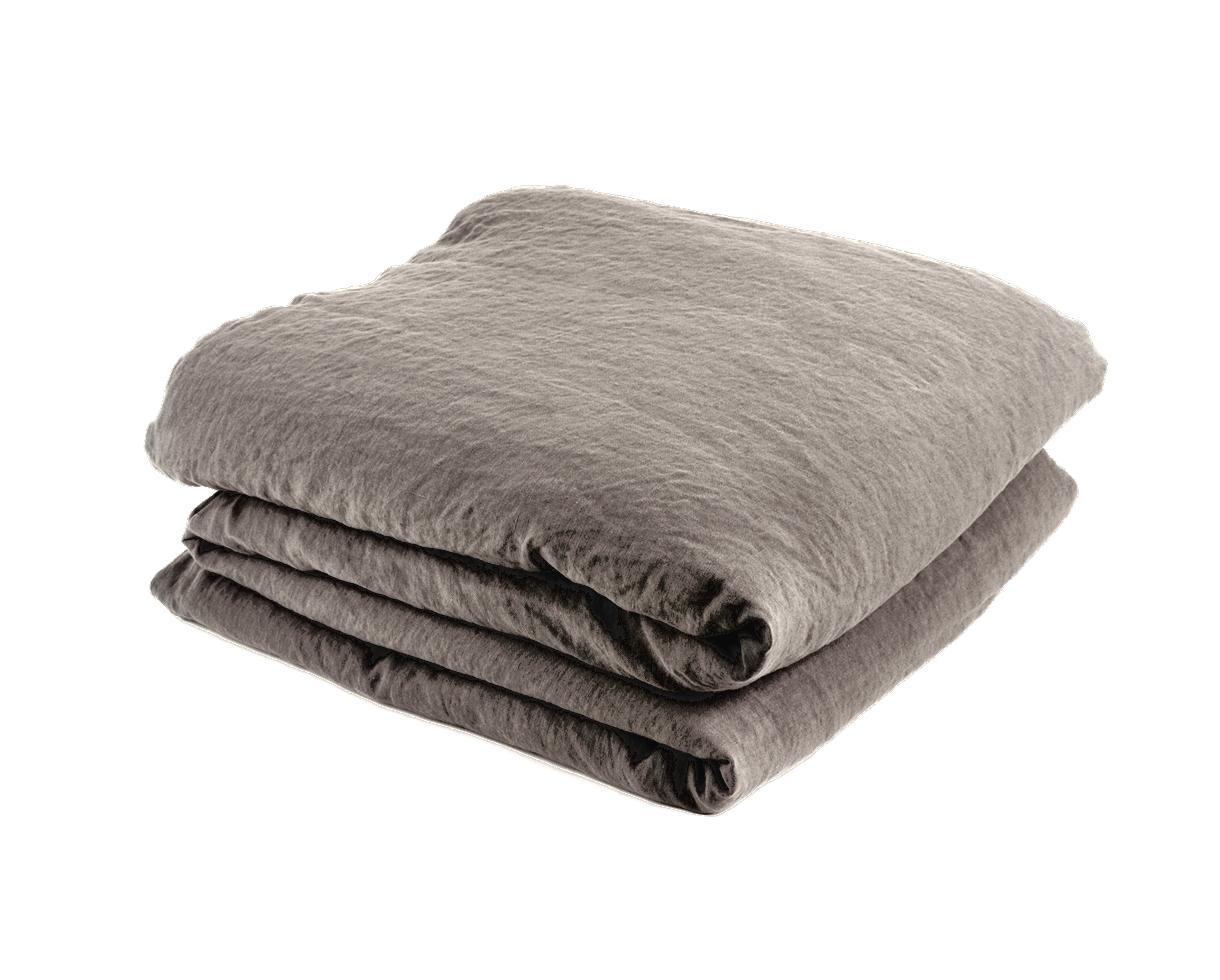 Housse de couette en lin 100% Baie d'Along - Couleur Chanvre