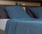 100% Linen pillowcase Austral Blue - Couleur Chanvre