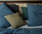 100% Linen pillowcase Austral Blue - Couleur Chanvre