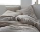 100% Linen pillowcase Pearl Grey - Couleur Chanvre