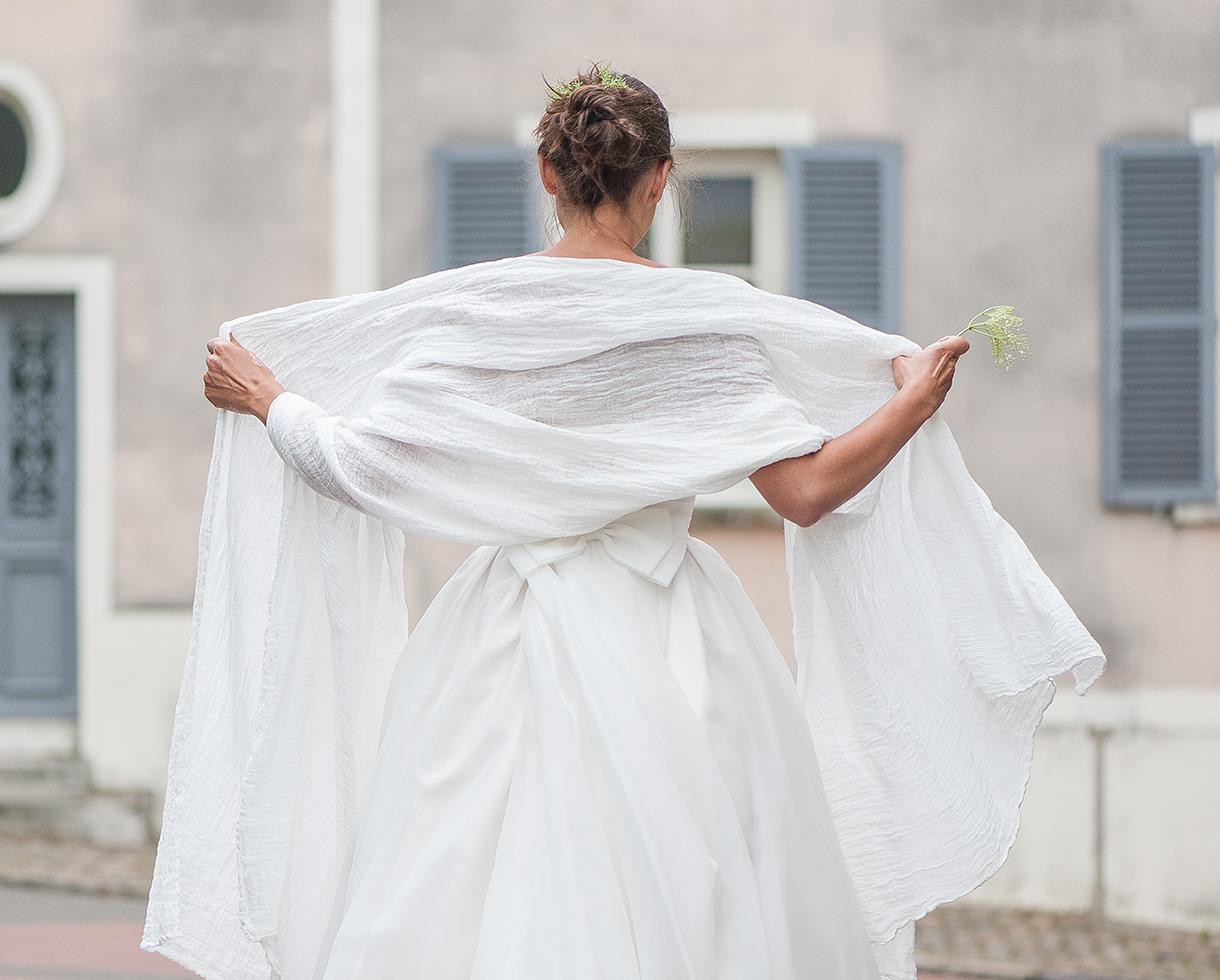 Etole en Chanvre Blanc de chaux - Couleur Chanvre