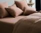Linen fitted sheet Sand Rose - Couleur Chanvre