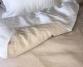 Housse de couette chanvre pur bicolore Argile / Blanc de chaux - Couleur Chanvre