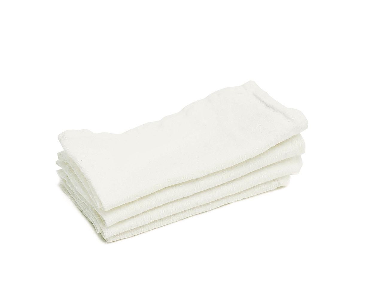 Serviette de table en lin Blanc de chaux - Couleur Chanvre