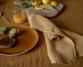 Serviette de table en lin Cumin - Couleur Chanvre