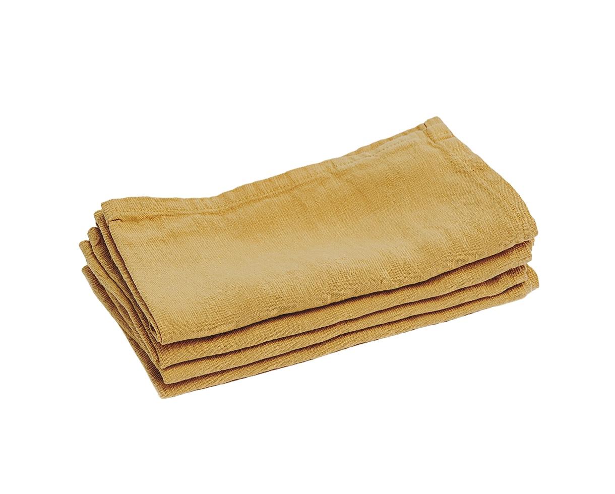 Serviette de table en lin Cumin - Couleur Chanvre